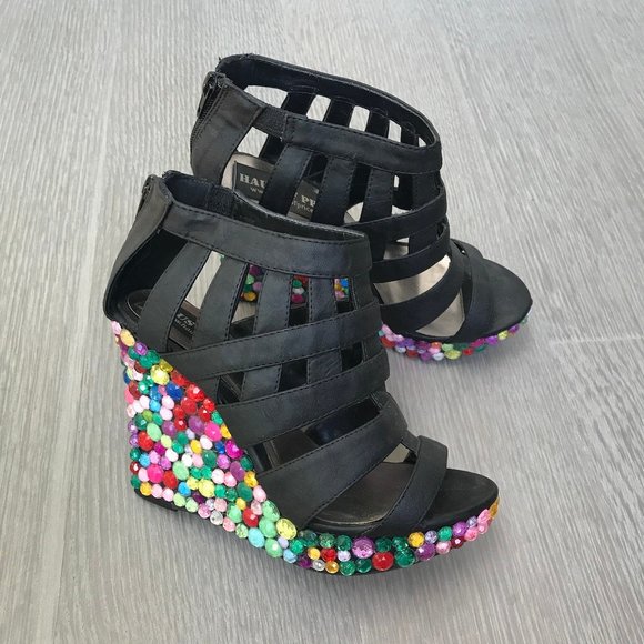 Haus of Price Cage Wedge in Multi Gem RARE - Picture 10 of 10